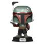 Preview: FUNKO POP! - Star Wars - The Mandalorian Boba Fett Metallic #462 mit Tee Größe M